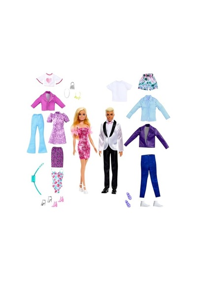 12storeez Barbie Ve Ken Kıyafet Seti Acı kahve