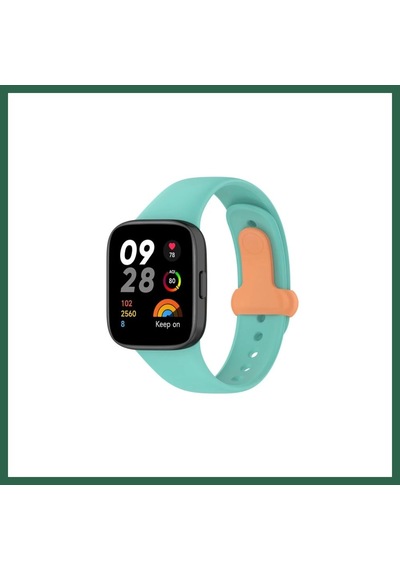 Bezos Redmi Watch 3 Origin Silikon Kordon - Turkuaz Bzs01