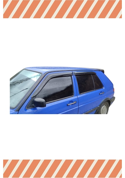 Volkswagen Golf 2 Tüm  Modellerine Özel 4'Lü Mügen Tip Cam Rüzgar