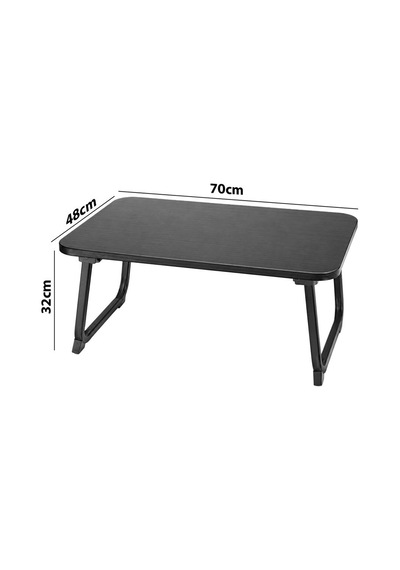 Sunup Sn-29695 Katlanabilir Laptop Masası Ve Yatak Koltuk Üzeri Tepsisi Siyah 70x48cm-218232