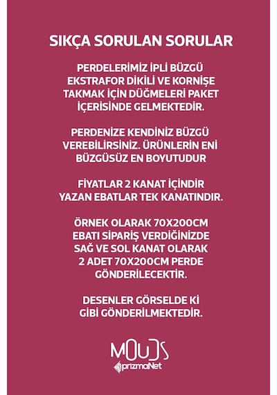 Pembe Çiçek Desenli Süet Oturma Odası Salon Fon Perde Baskılı Ekstrafor Büzgü 2 Kanat Prd-1022 Çok Renkli