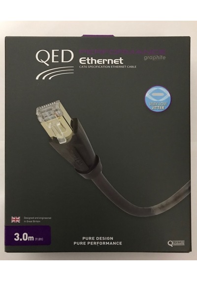 QED QE-6803 Performance Ethernet Graphite CAT6 3 m