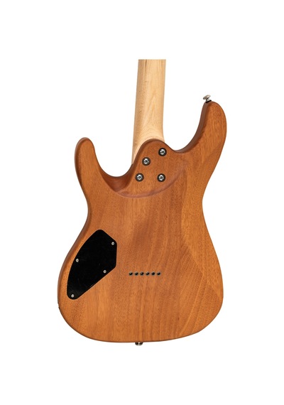 Valler Fts2700 Mat Koyu Kahve Okoume Ağacı Hh Perdesiz Elektro Gitar