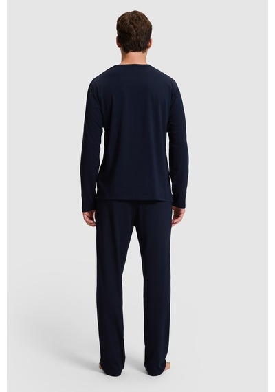 U.S. Polo Assn. Erkek Lacivert Pijama Takımı 50333257 Vr033