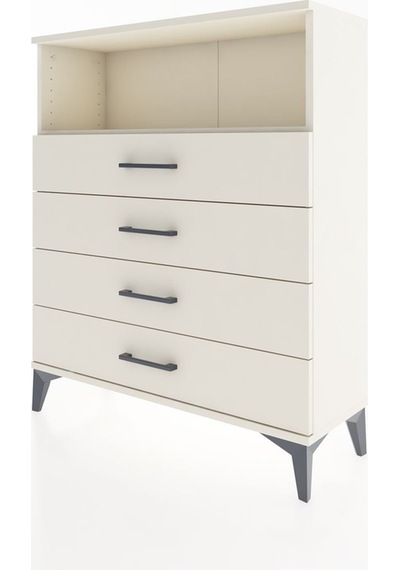 Arges Şifonyer Tek Raflı 4 Çekmeceli 88x30x106 Aytaşı-aytaşı Aytaşı