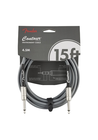 Fender Contour Serisi 4,5m Inca Silver Enstrüman Kablosu