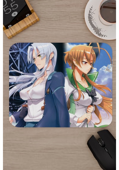 Highschool Of The Dead Anime V3 - 22x18 Gaming Kauçuk Kaymaz Taban Mouse Pad Fare Altlığı
