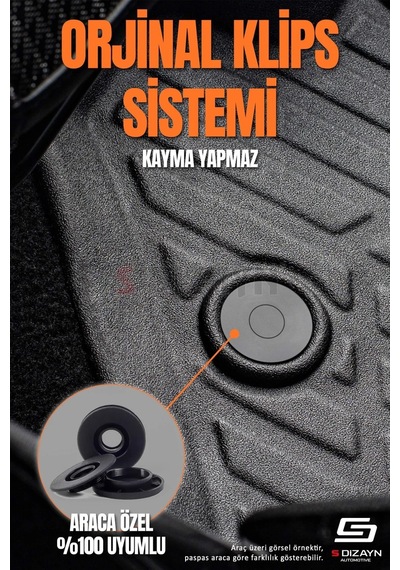 S-dizayn Opel Combo 3d Pro Havuzlu Paspas 2011-2018 A+ Kalite