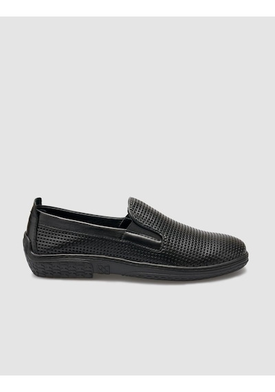 Cabani Kylata %100 Hakiki Deri Siyah Erkek Loafer