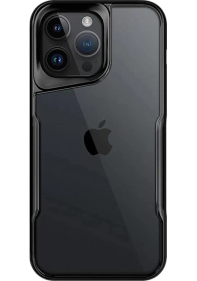 Newface Apple İphone 14 Pro Max Kılıf Boyi Silikon Kapak - Siyah