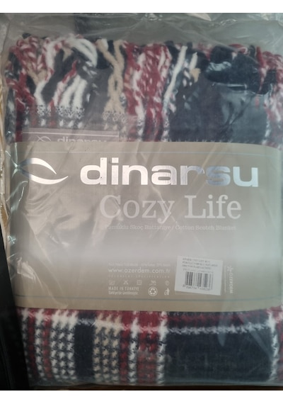 Dinarsucozylifetvbattaniyesi 130x 170 Plaid Lacivert