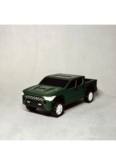 Pick-up Araç Model Kiti Toyota Tacoma , Demonte Kendin Yap Dıy Off-road Arazi Hobi Parçalı Oyuncak, Ofis Ve Masaüstü Dekoratif Hediyelik Koleksiyon Eşyası 22x20 Cm