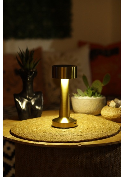Hangast Hl-007g Dekoratif Metal Gold Masa Lambası Ledli 5