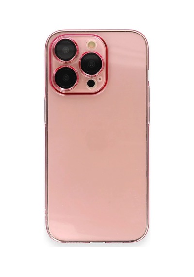 Newface - 111 - iPhone Uyumlu 14 Pro Kılıf Armada Lensli Kapak - - Csmo-tex - Rose Gold