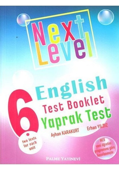 Next Level 6 English Test Booklet Palme Yayınları
