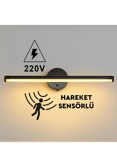 Sök-tak Günışığı Yapışkanlı Sensörlü Elektrikli Led Aplik 38cm - 220v Çok Renkli