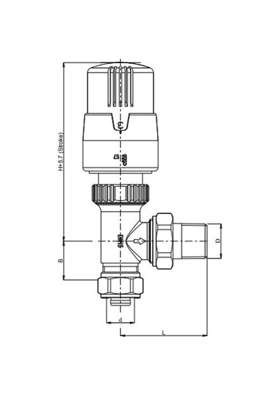 Eca Termostatik Radyatör Valfi Köşe Pex Trv4 16x2 602120780 (548843954)