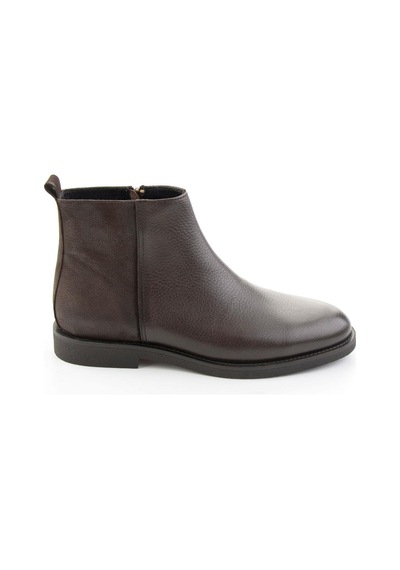 Bambi Kahve Floter Hakiki Deri Erkek Bot & Bootie E02648564940 Kahverengi