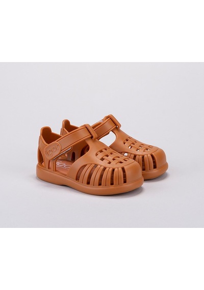 Igor S10271 Tobby Solid Çocuk Sandalet Karamel Karamel