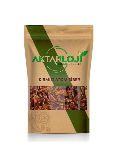 Aktarloji Kırmızı Atom Biber Zehir Acı Hint Biberi 100 G