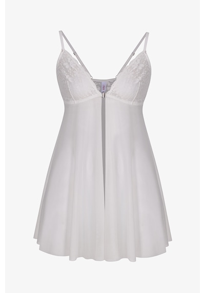 Penti Kırık Beyaz Front Opening Babydoll