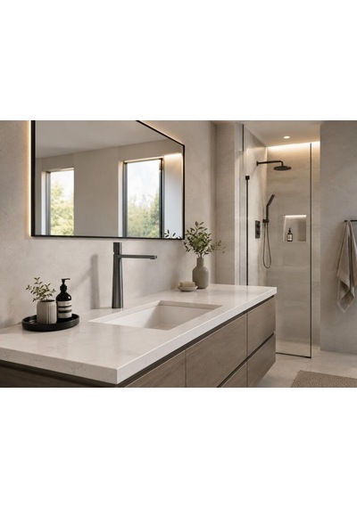 Arco Uzun Lavabo Bataryası Mat Füme