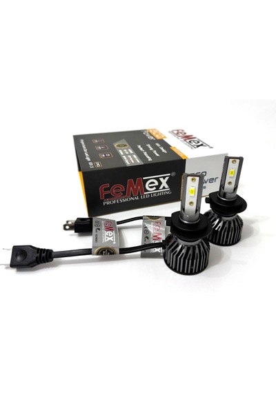 Yeni Eco Power H7 Şimşek Etkili Led Xenon Fanlı 50w 9000 Lumen