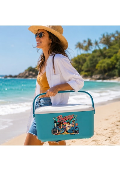 20 Lt Buzzy Retro Buzluk Termos 1179 Cooler Box -396 Turkuaz