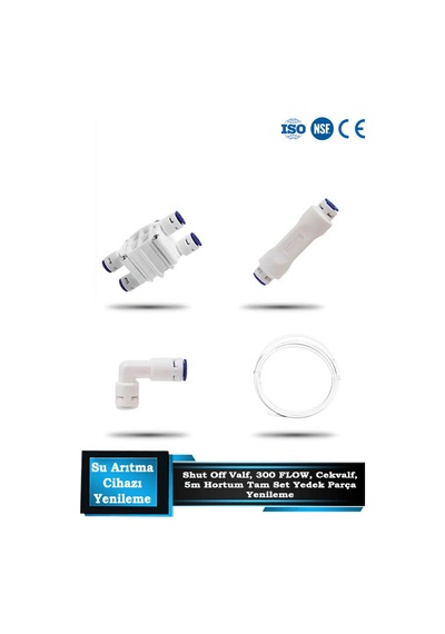 Sumarkt Tüm Su Arıtma Cihazları İçin Parça Yenileme Ve Bakım Kiti Shut Off - Flow - Valfe