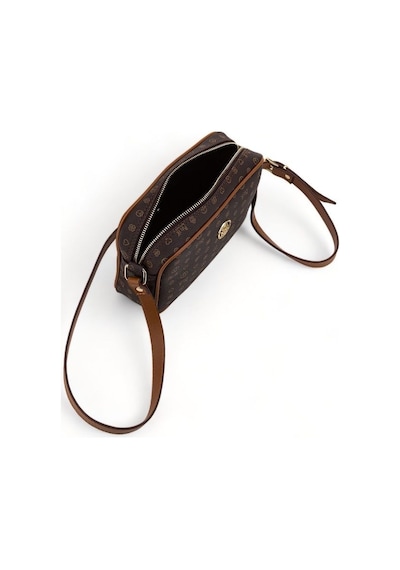 Bilik Deri Monogram Kahve/taba Kadın Çapraz Askılı Çanta Nv 1002- 001