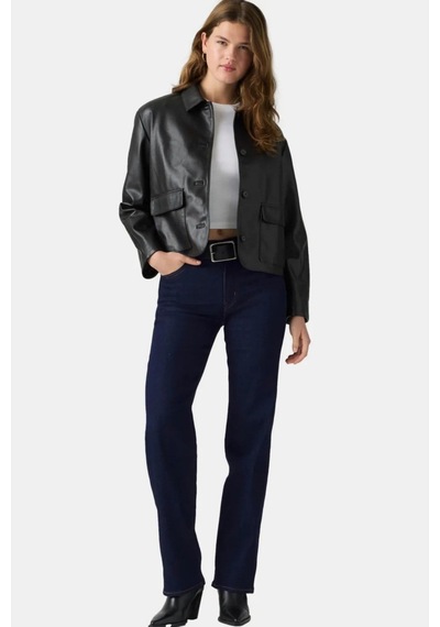 Levi's 723 Yüksek Bel Düz Kesim Dark İndigo Kadın Jean-16535 Lacivert