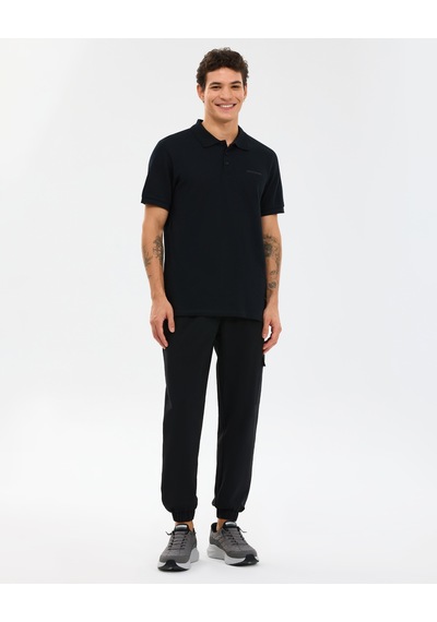 Skechers M Short Sleeve Polo Erkek Siyah Polo Yaka Tshirt S211800-3817