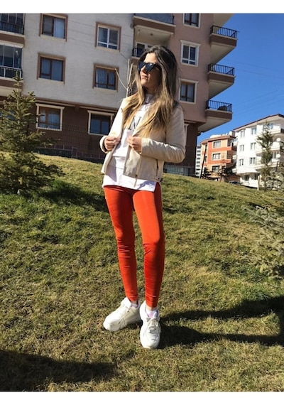 Kiremit Renk Disco Tayt Kiremit
