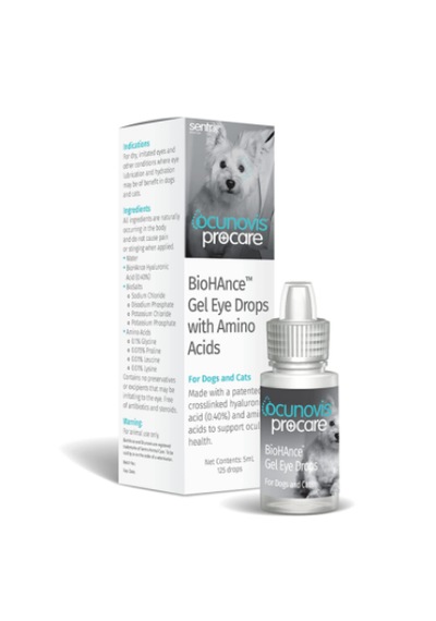 Sentrx Ocunovis 5 Ml Kedi & Köpek İçin Kuru Göz Kcs, Göz Nemi & Kornea Koruyucu Damla