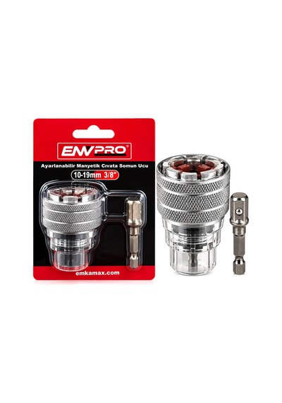 Ayarlanabilir Manyetik Cıvata Somun Ucu 10-19mm 3/8 Inc - 3/4 Inc - 1/2 Inc Bx40 Diğer