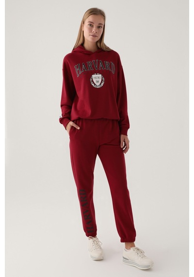 Harvard Kadın Bordo Sweatshirt 5274-42375 Bordo