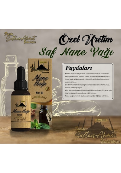 Nane Yağı 20 Ml %100 Doğal Katkısız Uçucu Bitkisel Yağ 20 ML