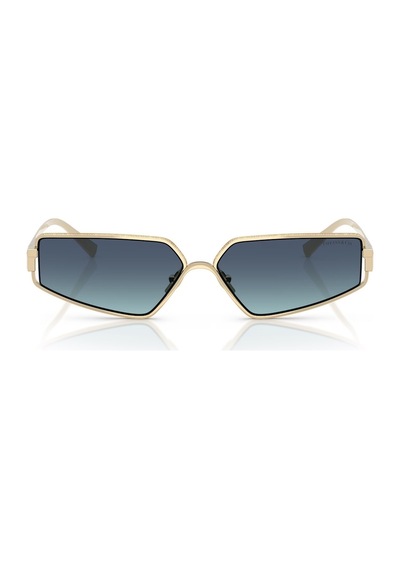 Tiffany Co. Tf 3113kb 62239s 60 Kadın Geometrik Gold Degrade Metal Güneş Gözlüğü Altın