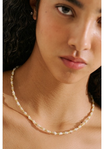 Pearl Boncuk Kolye Ekru Ss26kly00015-02