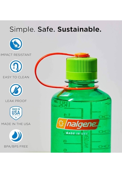Nalgene Unisex Jugend Eh Sustain Trinkflasche, Teal, 0,5 L Çok Renkli
