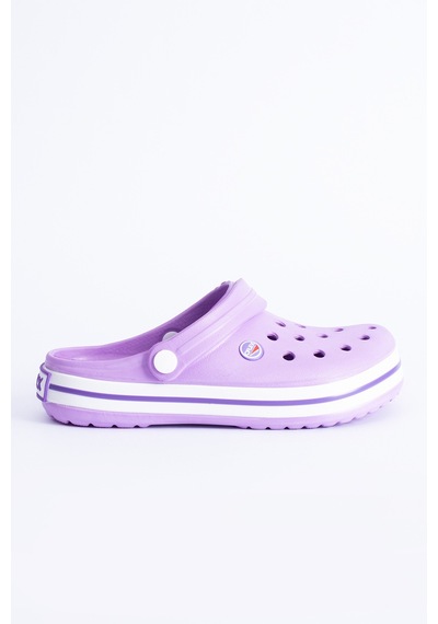 Polomia Comfort Dflex Unisex Hemşire Aşçı Plaj Deniz Sabo Flat Terlik Lila