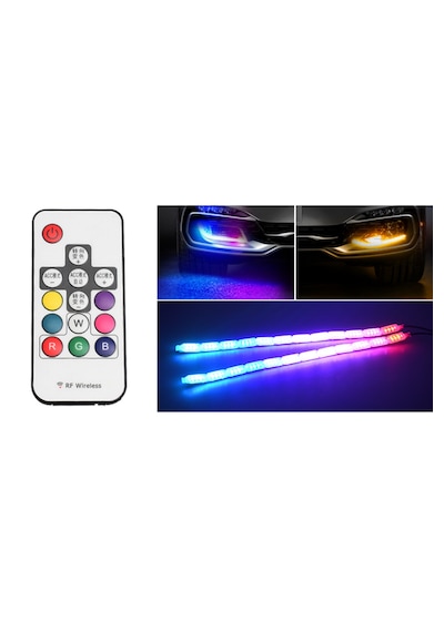 Far İçi Kristal Kayar Led Sinyalli Rgb Kumandalı