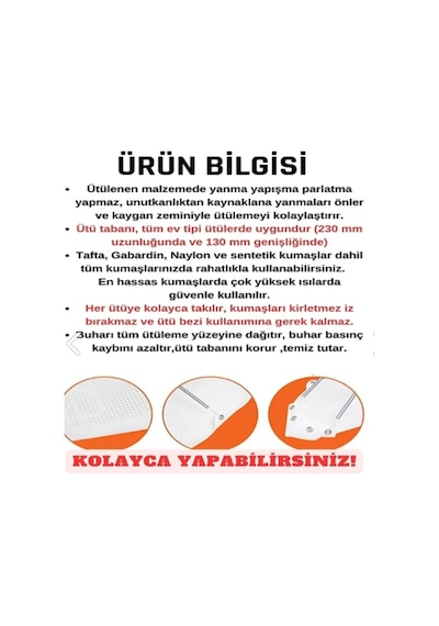 Teflon Ev Ütü Altlığı
