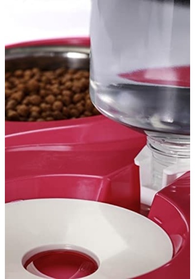Miapet Hazneli Kedi-köpek Mama Ve Su Kabı Seti 1000ml Turkuaz