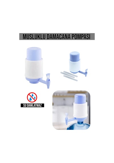 Su Damlatmaz Özellikli Musluklu Damacana Pompası- Piknik Karavan Damacana Su Pompası Çok Renkli Tr Diğer