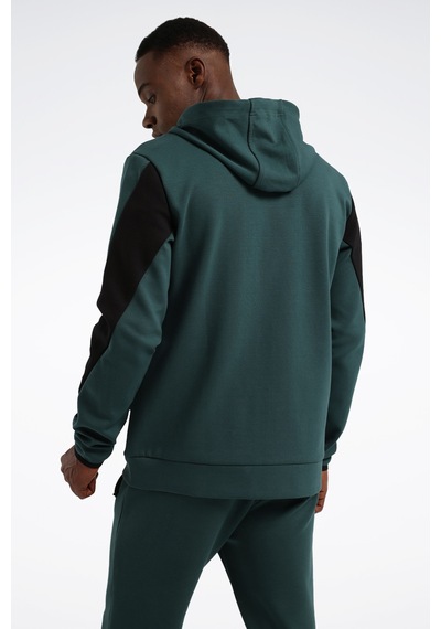 Reebok Dreamblend Fz Orman Yesılı Erkek Eşofman Üstü Yeşil-sıyah Yeşil - Siyah