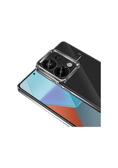 Xiaomi Redmi Note 13 Pro 4g Kılıf Kamera Lens Korumalı Logo Gösteren İnce Hafif Pazarplus Sierra Mavi