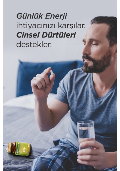Power Kuvvet Güç Enerji Erkeklere Özel Takviye Edici Gıda 30 Kapsül