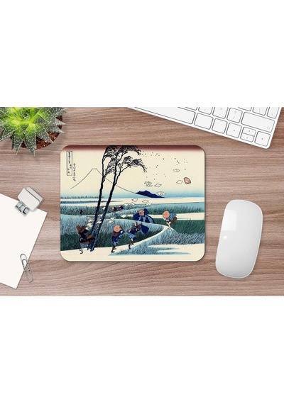 Hokusai Ejiri In The Suruga Province 17 X 21 Cm Mouse Pad Mousepad