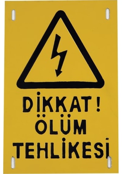 Ölüm Tehlike Levhası (432256031)